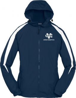 Sport-Tek Fleece-Lined Jacket, Robotics, Navy/White